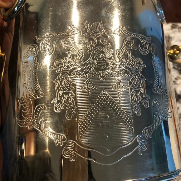 Vintage Solid Brass Wine Ice Bucket - Picture 7 of 15